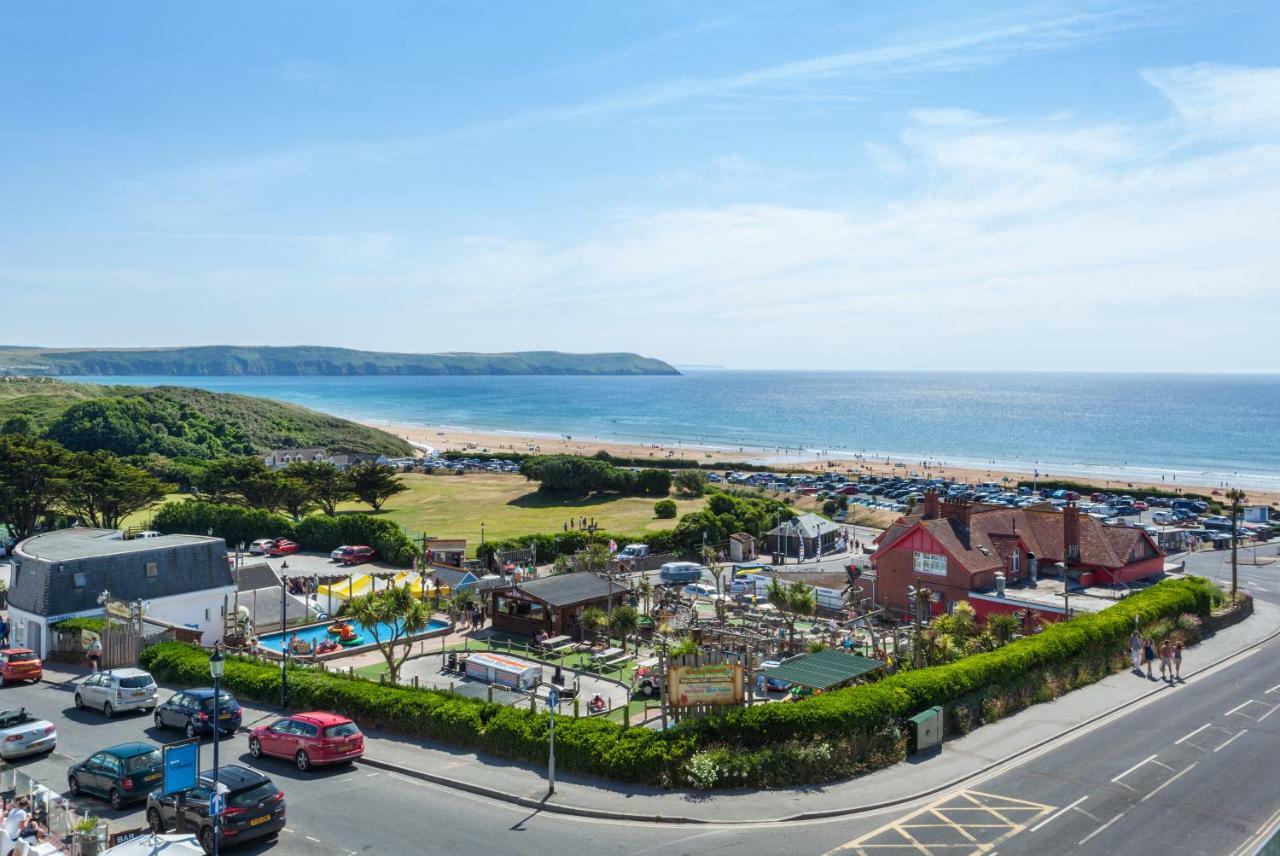 11 Woolacombe West - Luxury Apartment At Byron Woolacombe, Only 4 Minute Walk To Woolacombe Beach! Eksteriør billede