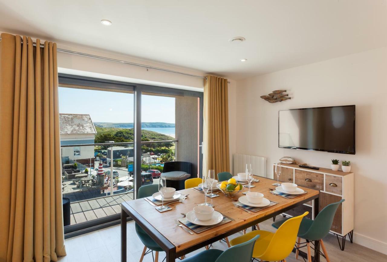 11 Woolacombe West - Luxury Apartment At Byron Woolacombe, Only 4 Minute Walk To Woolacombe Beach! Eksteriør billede