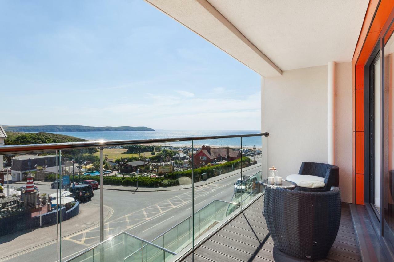 11 Woolacombe West - Luxury Apartment At Byron Woolacombe, Only 4 Minute Walk To Woolacombe Beach! Eksteriør billede
